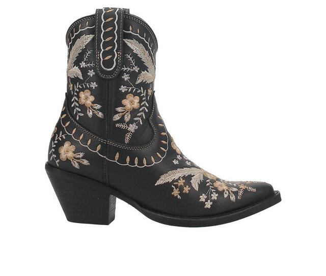 Women's Dingo Boot Primrose Cowboy Boots in Black color