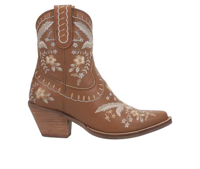 Women's Dingo Boot Primrose Cowboy Boots in Brown color