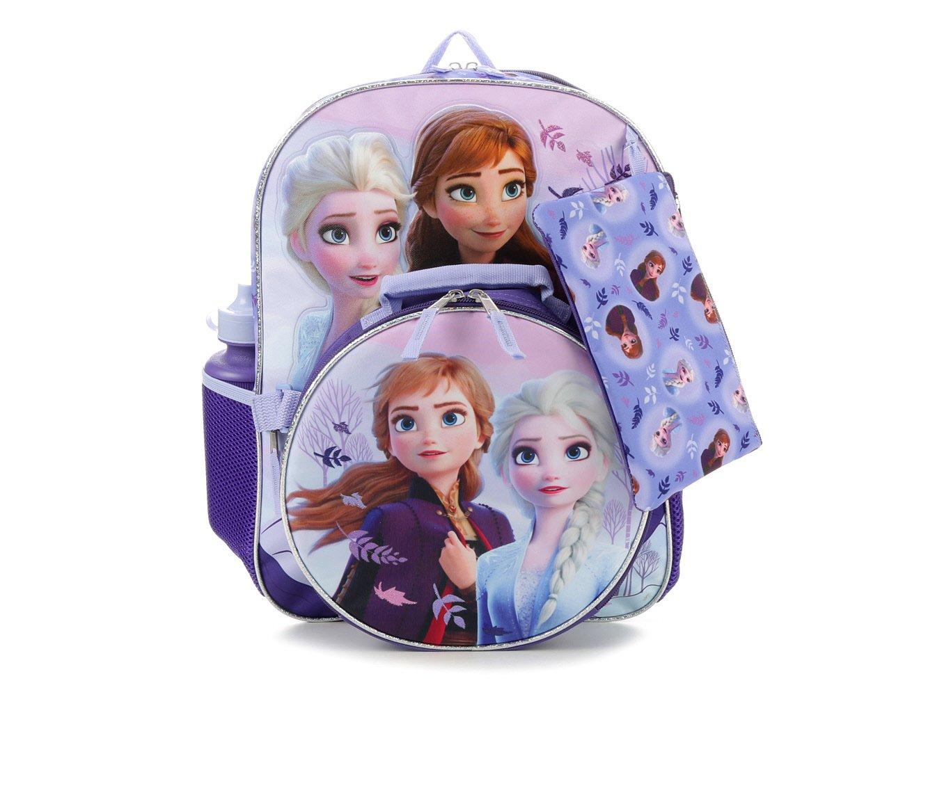 Accessory Innovations Frozen II 5 Piece Backpack and Lunch Box Set