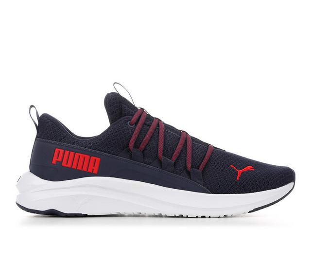 Men's Puma Softride One4all Sneakers in Navy/Red/White color