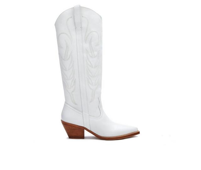 Women's Coconuts by Matisse Agency Cowboy Boots in White color