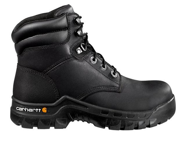 Women's Carhartt FF5361 Women Rugged Flex 6" Comp Toe Work Shoes in Black color