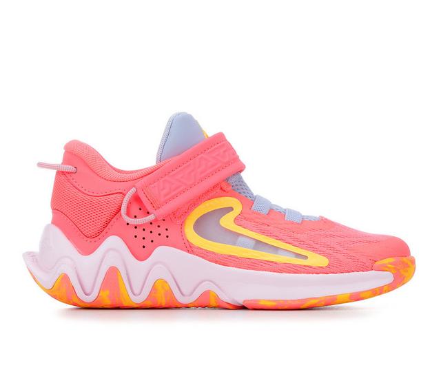 Boys' Nike Little Kid Giannis Immortality 2 Basketball Shoes in Punch/Blue/Pink color
