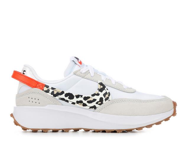 Women's Nike Waffle Debut Sneakers in Wht/Cht/Blk color