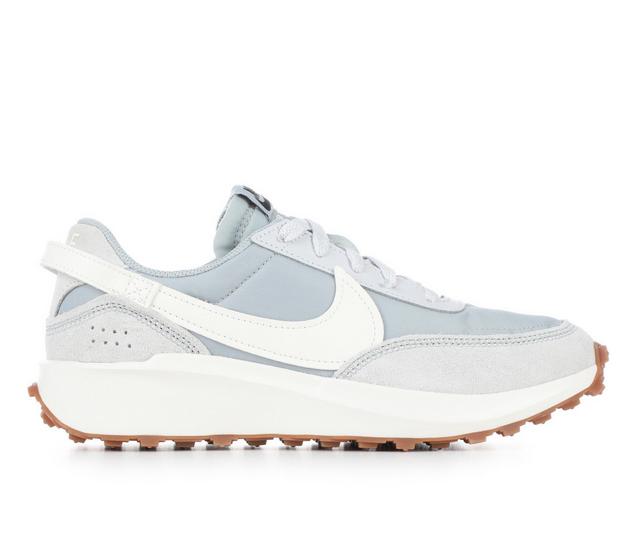 Women's Nike Waffle Debut Sneakers in Pumice/Blu color