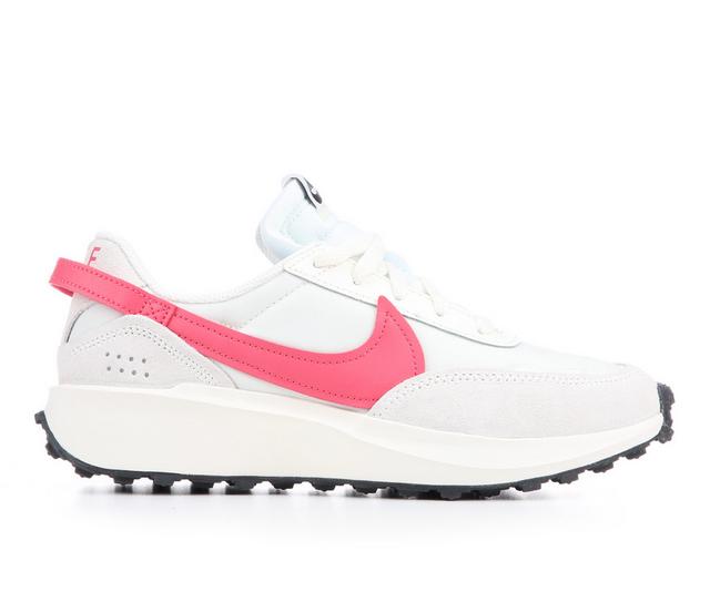 Women's Nike Waffle Debut Sneakers in Sail/Pk/Bk 108 color