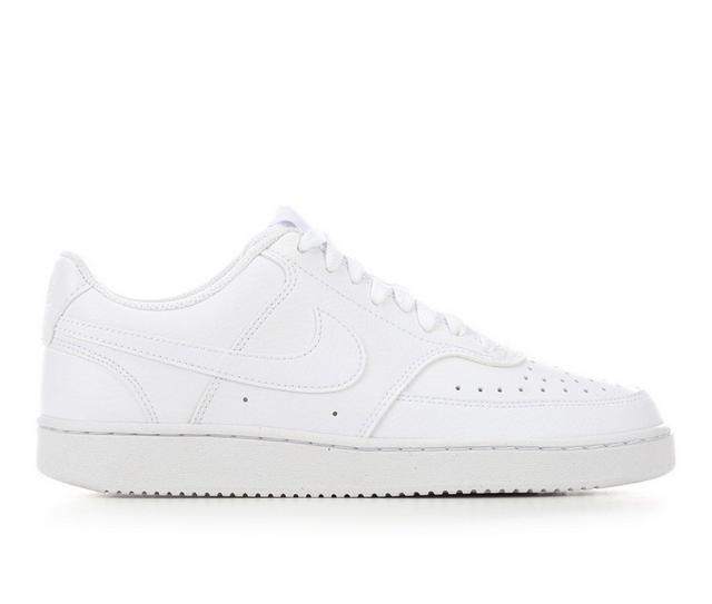Women's Nike Court Vision Low Next Nature Sustainable Sneakers in White Mono color