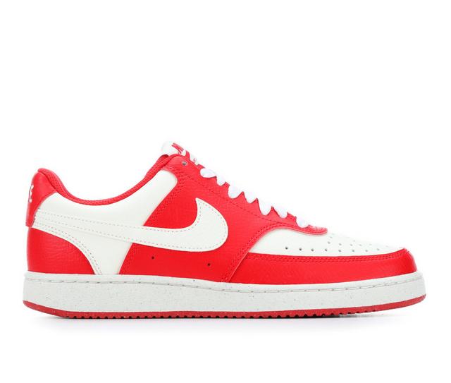 Women's Nike Court Vision Low Next Nature Sustainable Sneakers in Uni Rd/Sail color