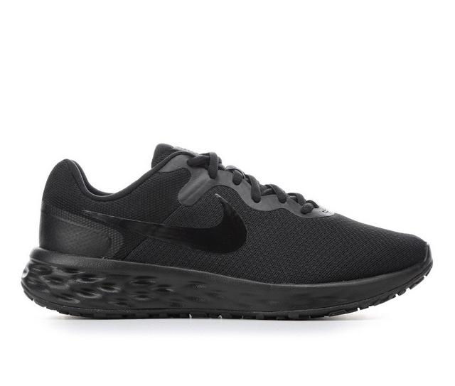 Women's Nike Revolution 6 Next Nature Sustainable Running Shoes in Black/Black color