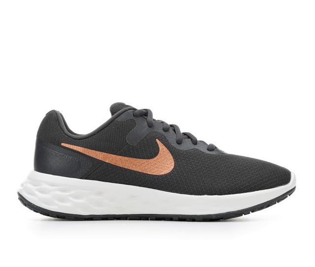 Women's Nike Revolution 6 Next Nature Sustainable Running Shoes in Grey/Copper color