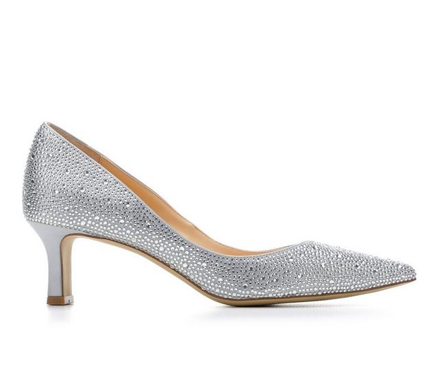 Women's American Glamour BadgleyM Isabel Special Occasion Shoes in Silver color