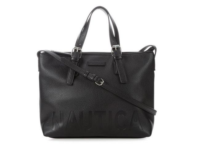 Nautica Out In About Satchel Handbag in Black color