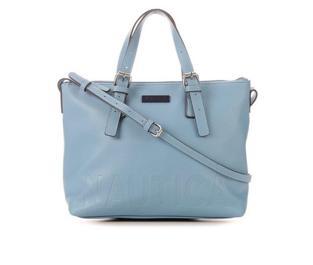 Nautica Out In About Satchel Handbag in Chambray color