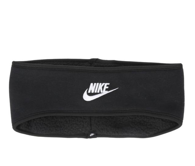 Nike Men's Club Fleece 2.0 Winter Headband in Black/White color