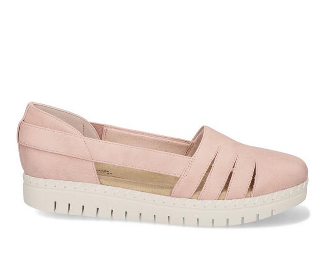 Women's Easy Street Bugsy Slip Ons in Blush color