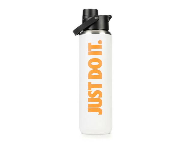 Nike Recharge Chug 24 Oz. Water Bottle in White/Orange color