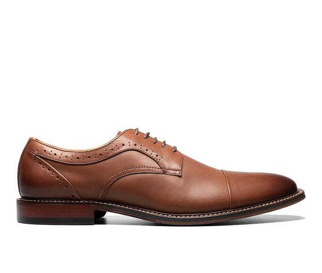 Men's Stacy Adams Maddox Dress Shoes in Chocolate color