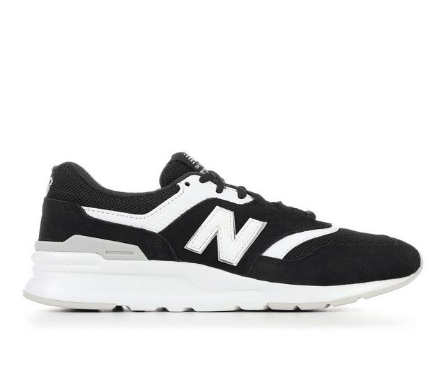 Women's New Balance W997H Sneakers in Black/White color