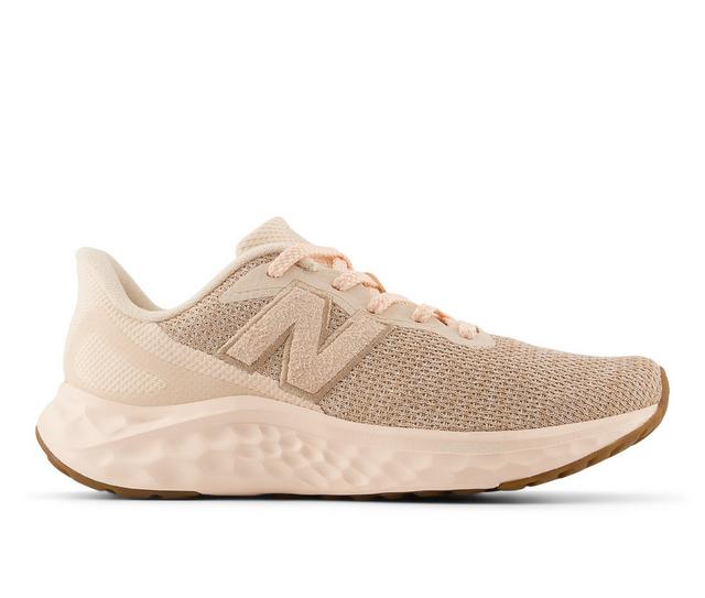 Women's New Balance Arishi V4 Running Shoes in Rose/Taupe color