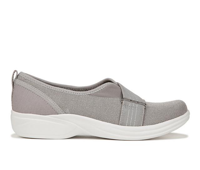Women's BZEES Niche III Sustainable Slip-Ons in Silver color