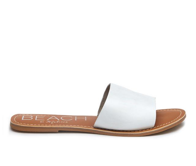 Women's Beach by Matisse Cabana Sandals in White color