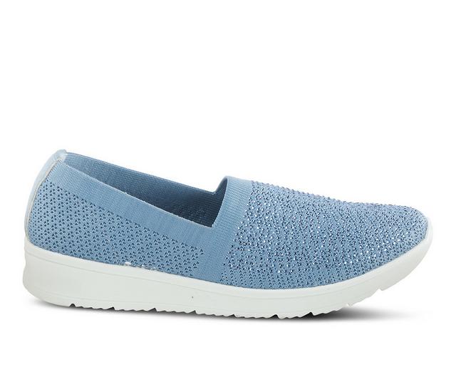 Women's Flexus Century Slip-On Shoes in Blue color