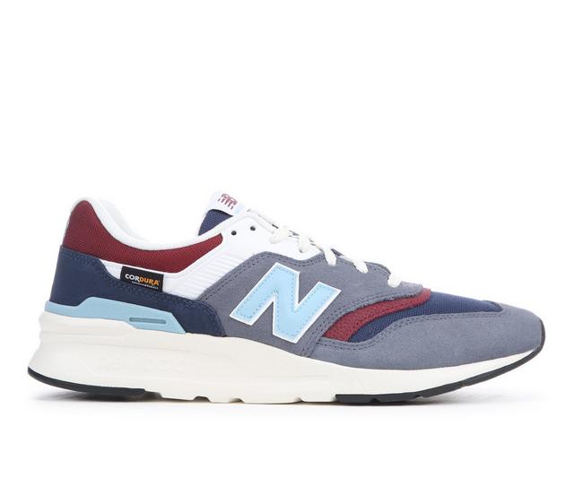 Men's New Balance 997H Sneakers in Grey/Nvy/Red color
