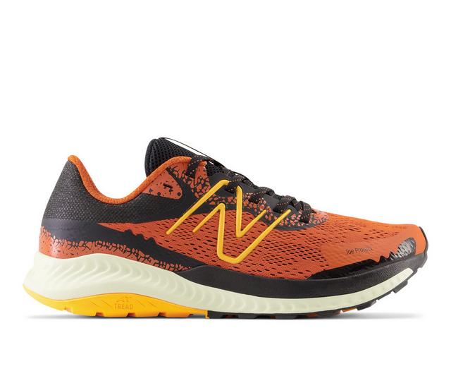 Men's New Balance Nitrel V5 Trail Running Shoes in Orange/Black color