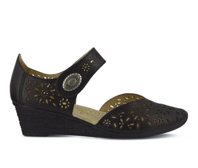 Women's SPRING STEP Nougat Wedges in Black color