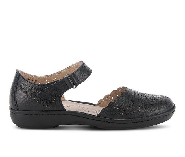 Women's SPRING STEP Sabriye Mary Jane Flats in Black color