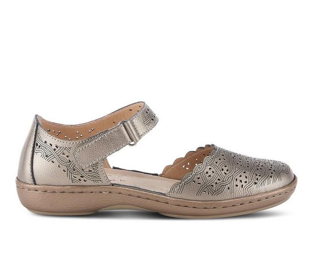 Women's SPRING STEP Sabriye Mary Jane Flats in Pewter color