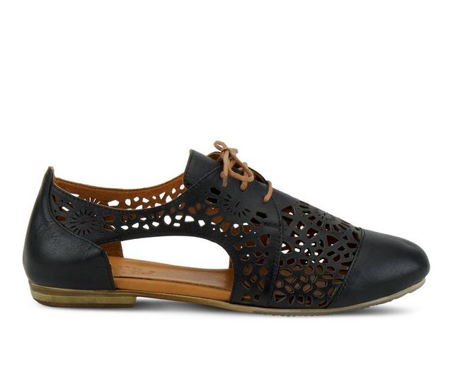 Women's SPRING STEP Theone Oxfords in Black color