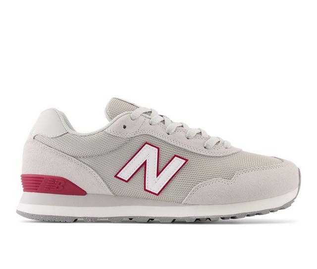 Men's New Balance 515 Sneakers in Grey/White/Red color