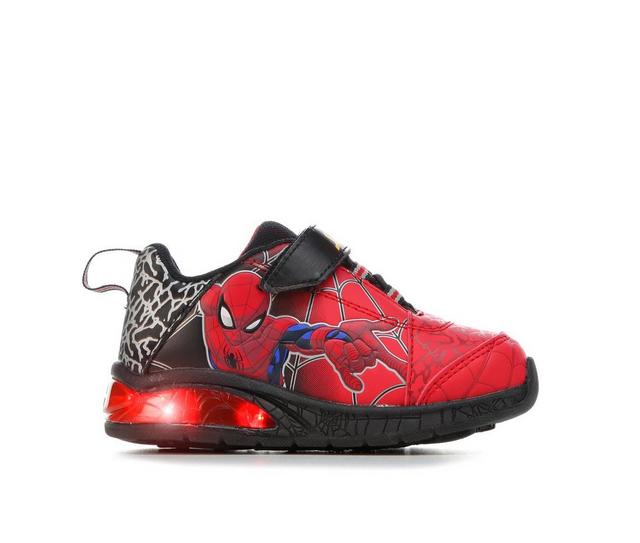 Boys' MARVEL Toddler & Little Kid Spider-Man 9 Light-Up Sneakers in Red color