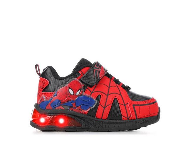 Boys' MARVEL Toddler & Little Kid Spider-Man 10 Light-Up Sneakers in Black color
