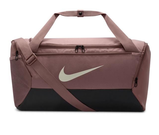 Nike Brasilia Small 9.5 Duffel Bag in Smokey Mauve color