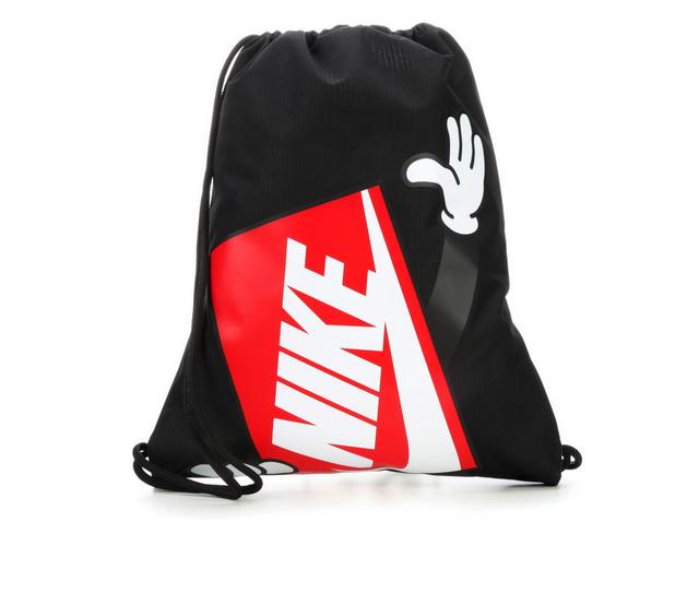 Nike Youth Gymsack GFX Drawstring Bag in Blk/Blk/Red color