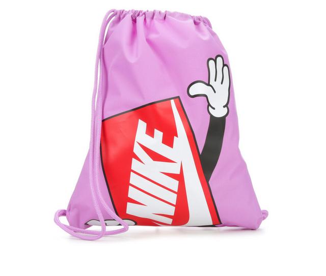 Nike Youth Gymsack GFX Drawstring Bag in Fuchsia/Red color