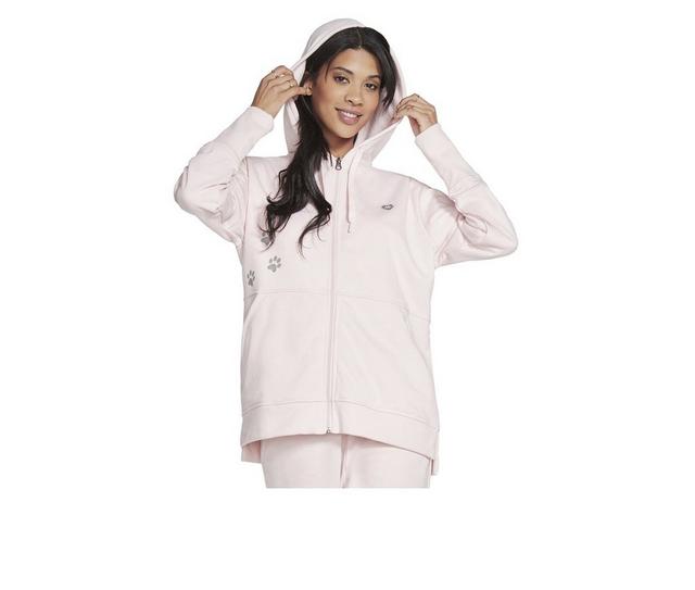 Bobs Apparel Rescued High Rib Hoodie in Chalk Pink color