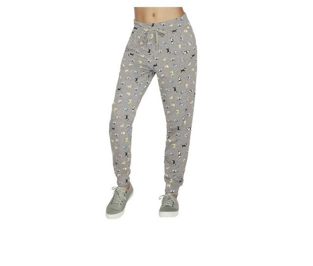 Bobs Apparel Spotted Dog Jogger Pants in Heather Grey color