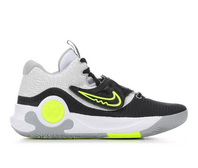 Men's Nike KD Trey 5 X Basketball Shoes in Wht/Blk/Vlt 101 color