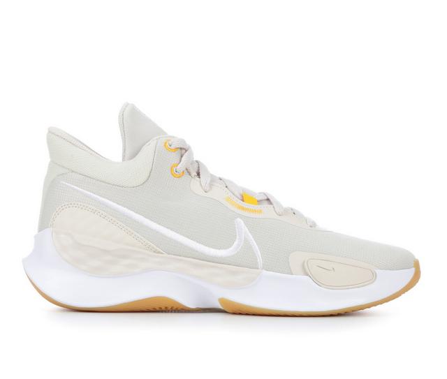 Men's Nike Renew Elevate III Basketball Shoes in Wht/Phantom 009 color