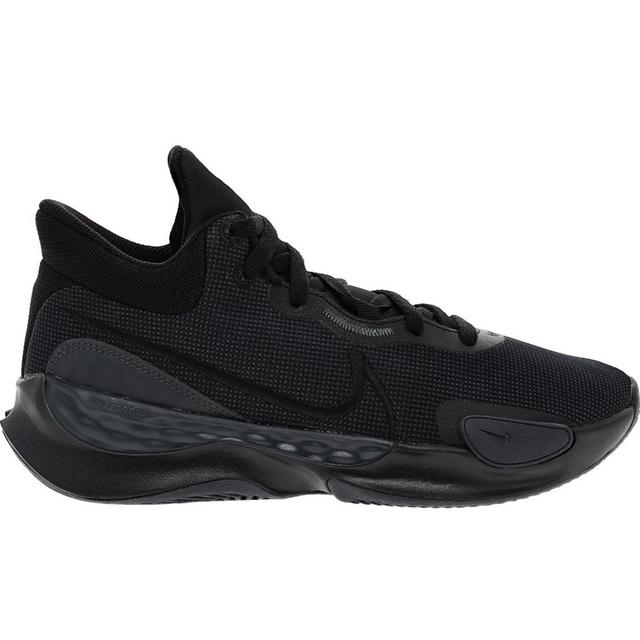 Men's Nike Renew Elevate III Basketball Shoes in Black Black Whi color