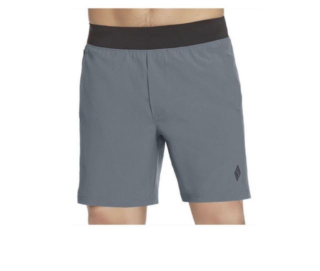 Skechers Go Apparel Men's Go Movement 7 Inch Shorts II in Turbulence Grey color