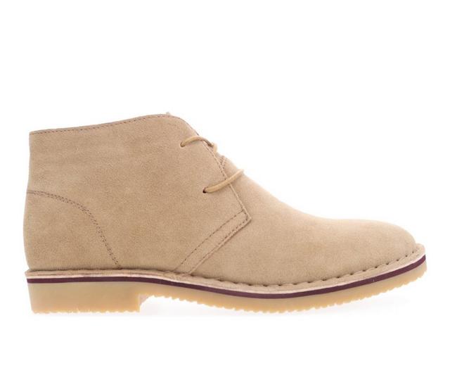 Men's Propet Findley Chukka Boots in Desert Camel color