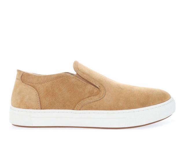 Men's Propet Kip Slip-On Shoes in Camel color