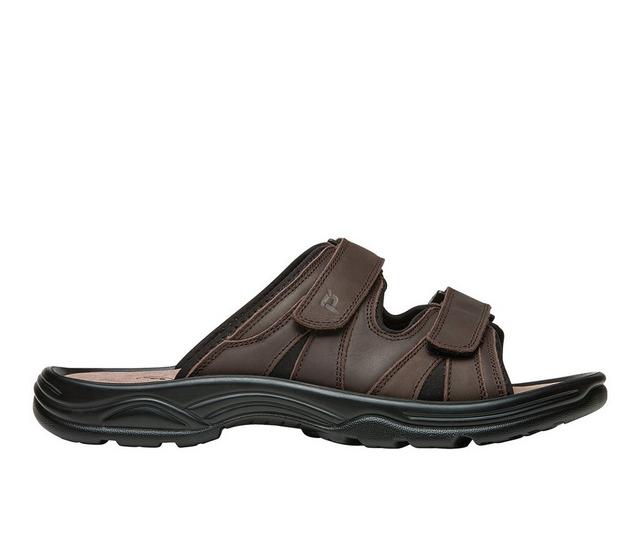 Men's Propet Vero Outdoor Sandals in Brown color