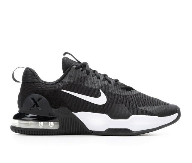 Men's Nike Air Max Alpha Trainer 5 Training Shoes in Blk/Wht/Blk color