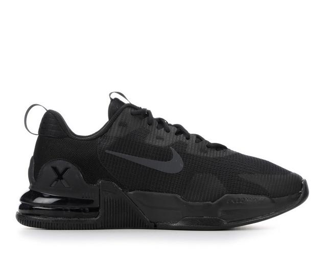 Men's Nike Air Max Alpha Trainer 5 Training Shoes in Blk/Gry/Blk 010 color