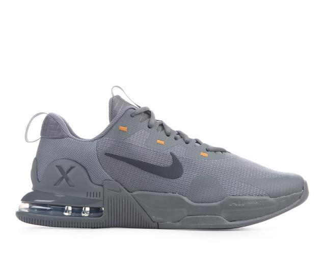 Men's Nike Air Max Alpha Trainer 5 Training Shoes in Grey/Grey color